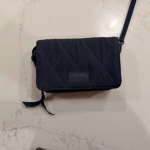Vera Bradley Midnight Blue Quilted Crossbody Bag